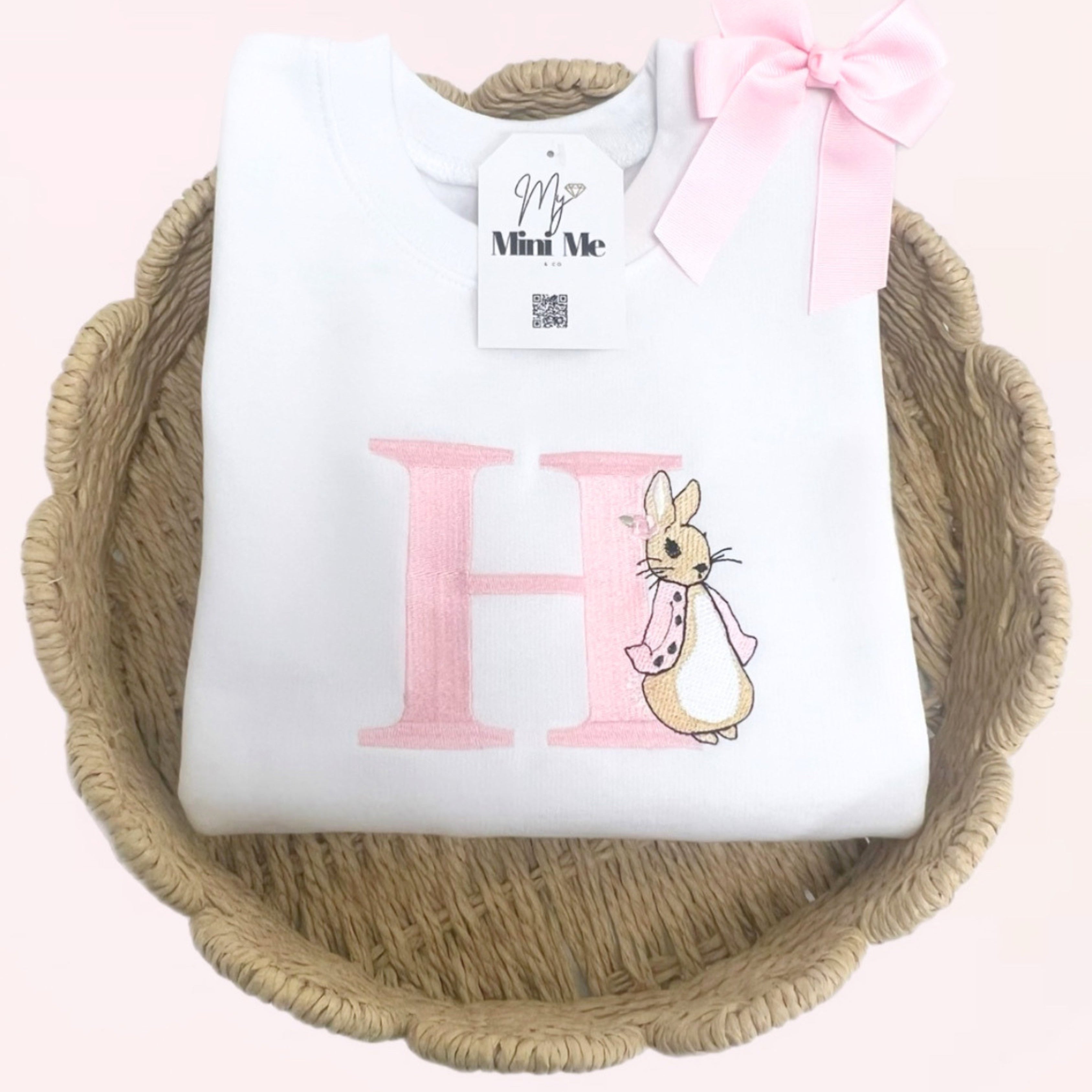 Flopsy Inspired Initial Sweatshirt