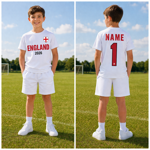 Boys World Cup Personalised Shorts Set