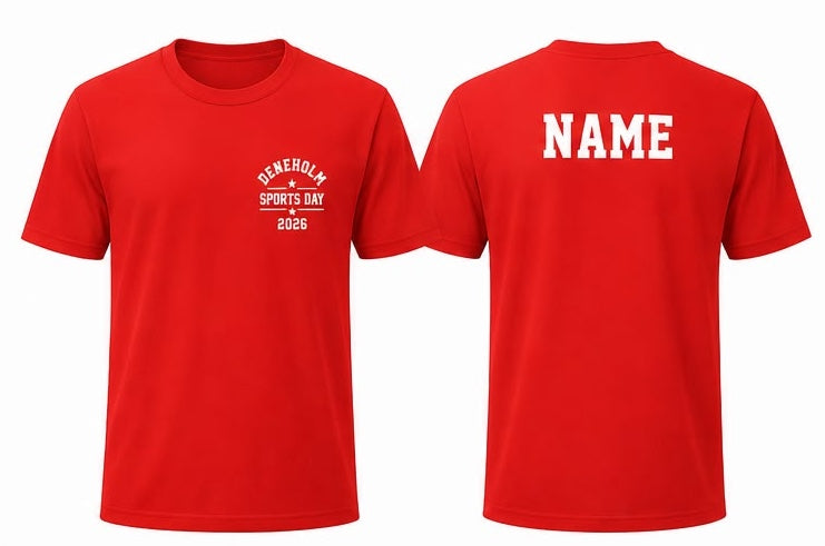 Deneholm School Sports Day T-Shirts