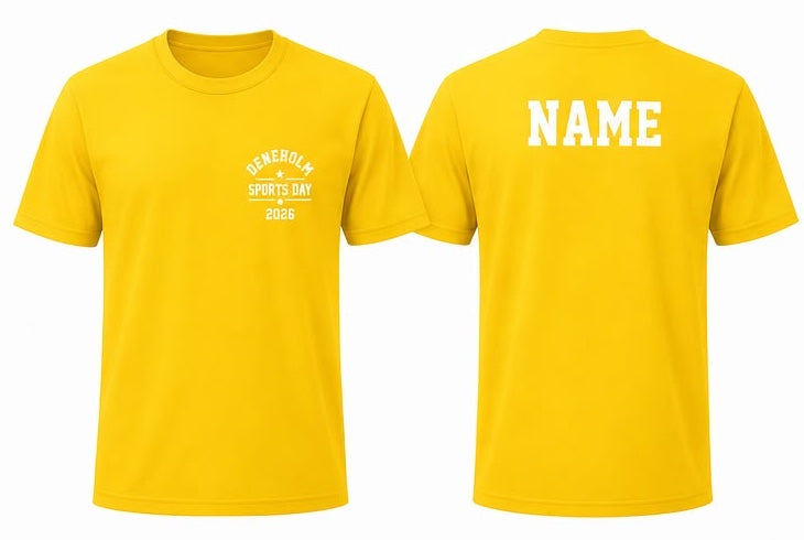 Deneholm School Sports Day T-Shirts