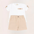 Boys Neutral Shorts Set