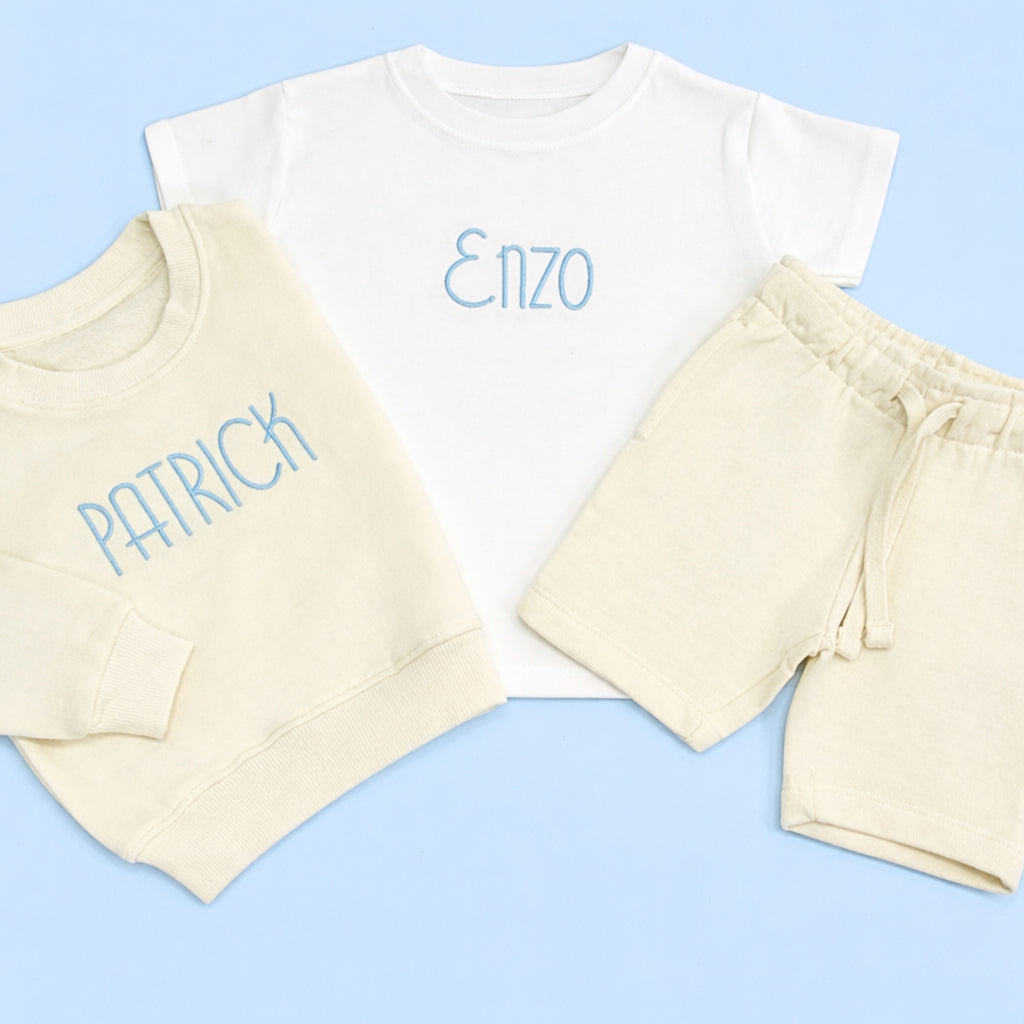 Personalised Kids Shorts Set